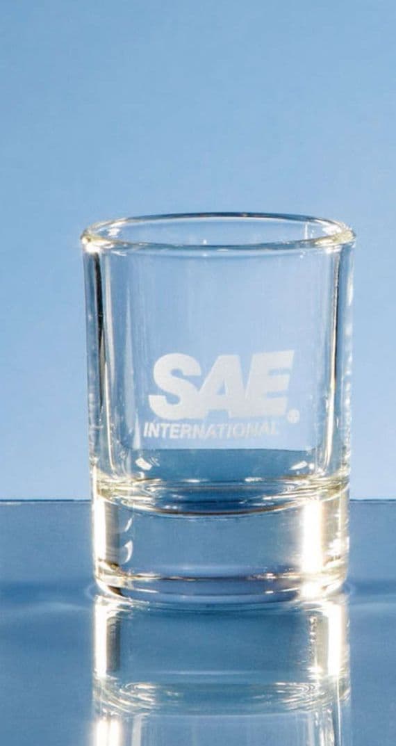 Round Hot Shot Tot Glass | TrophyMaster UK