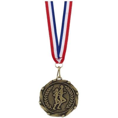 Runners Male / Female Combo Medal 45mm (1.8