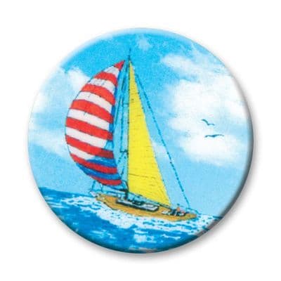 Sailing Boat Vinyl 25mm Flat Centre - 5pcs