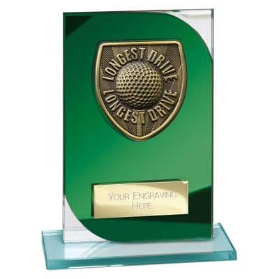 Seismic Cobra Longest Drive Green & Silver Glass Award