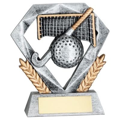 Silver Diamond Hockey Award 102mm
