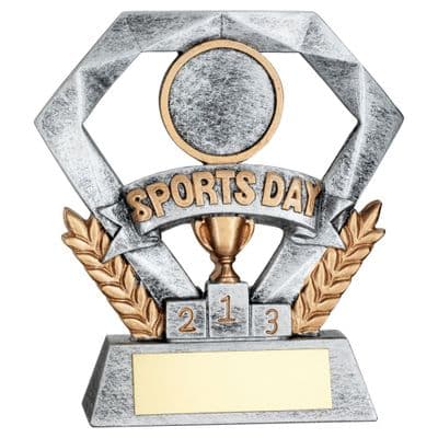Silver Diamond Sports Day Award 102mm