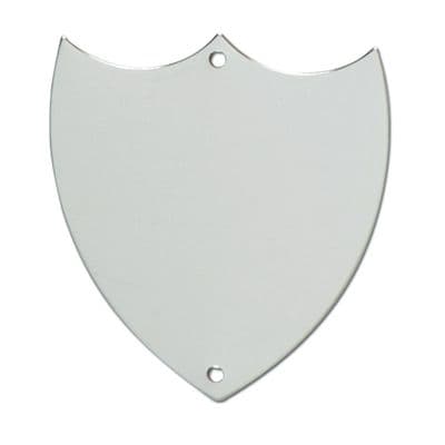 Silver Flat Record Shield with Engraving
