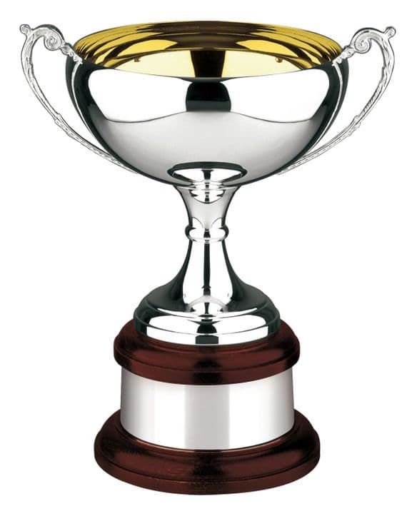 Silver Plated 449 Gold Inside Prestige Cup 228mm (9