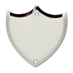 Silver Signal Record Shield with Engraving 31mm (H x  32mm (W)