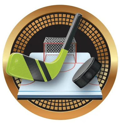 Spectrum Ice Hockey Flat Centre 5pcs