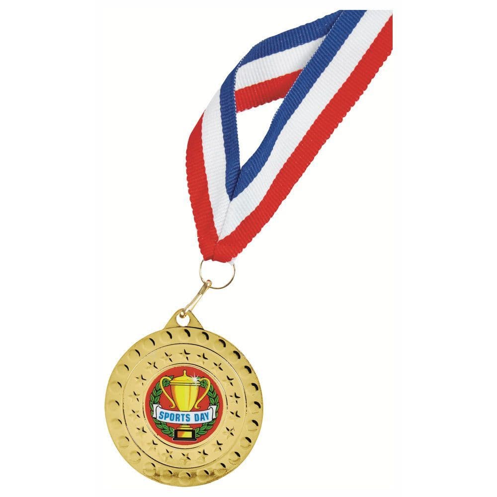 Sports Day 50mm Medal inc Ribbon