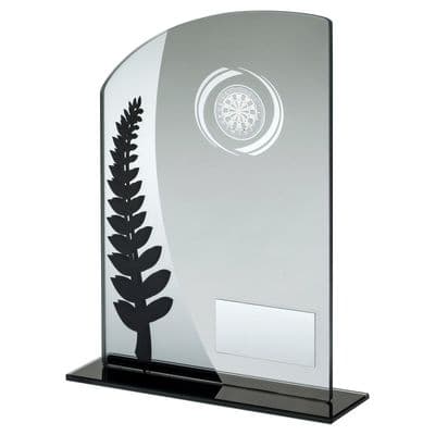 Sprig Dart Glass Plaque Award
