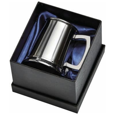 Stainless Steel Tankard in Presentation Case 1 Pint & 1/2 Pint