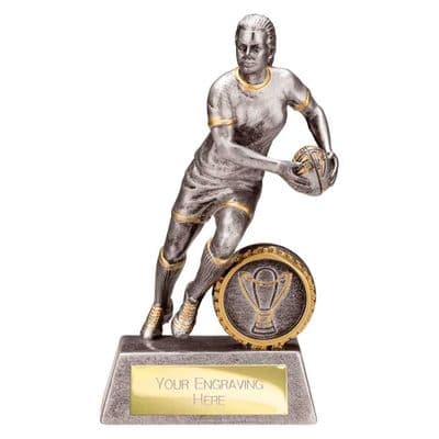 Stormer Rugby Female Award Antique Silver & Gold