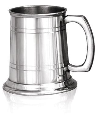 Straight 2 Line Pewter Tankard (Half Pint)
