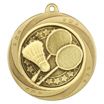 Superstar Badminton Medal 60mm