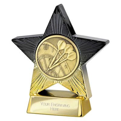 Superstar Darts Award Black & Gold