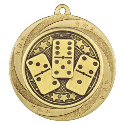 Superstar Dominoes Medal 60mm