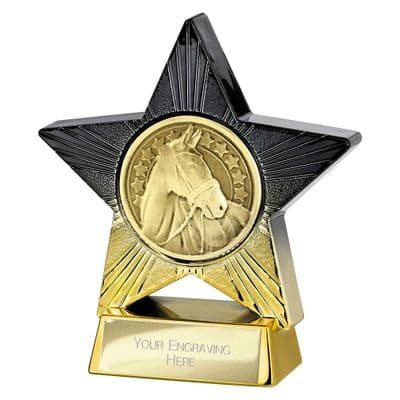 Superstar Equestrian Award Black & Gold