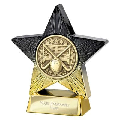 Superstar Hockey Award Black & Gold