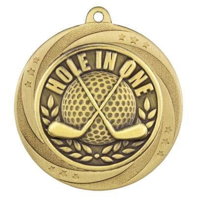 Superstar Hole In One Medal 60mm