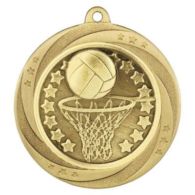 Superstar Netball Medal 60mm