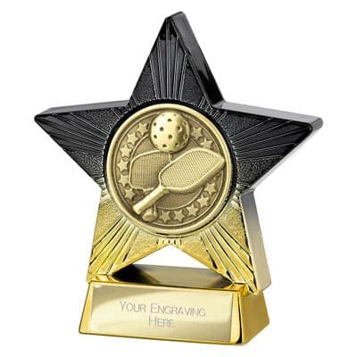 Superstar Pickleball Award Black & Gold