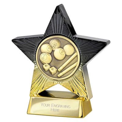 Superstar Pool Award Black & Gold