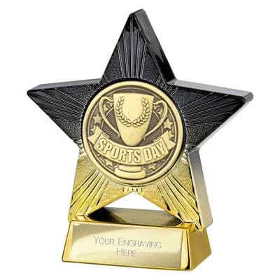 Superstar Sports Day Award Black & Gold