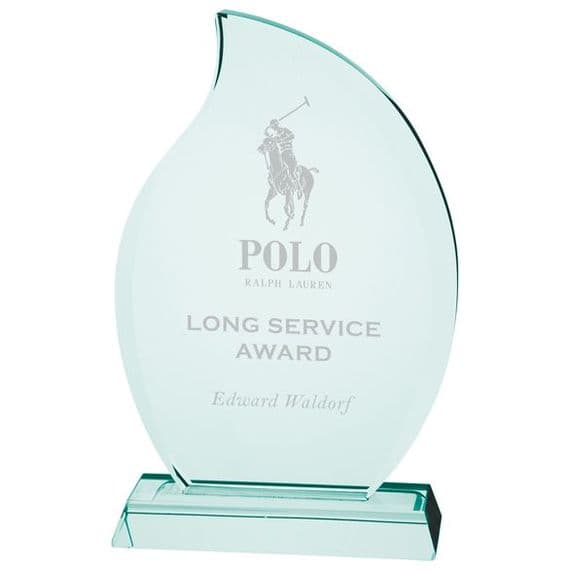 Synergy Jade Glass Award 19mm Thick | TrophyMaster UK