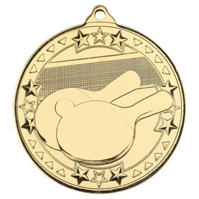 Table Tennis Tri Star Medal 50mm (2