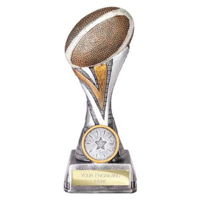 Tempest Rugby Award Antique Silver & Gold