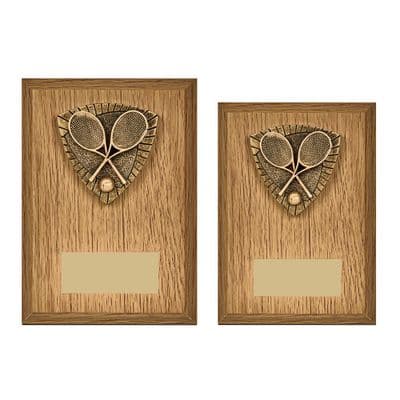 Tennis Wooden Plaque Award