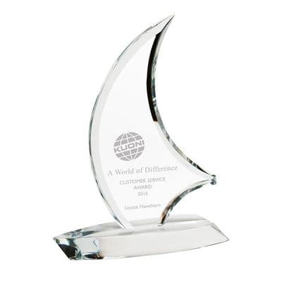 The Admiral Optical Crystal Award 230mm