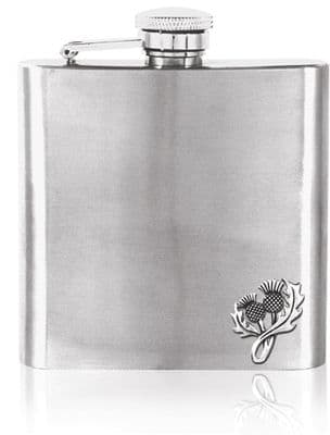 Thistle 6oz Stainless Steel Hip Flask