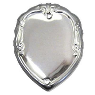 Triumph Side Shield 40mm (H) x 33mm (W) in Silver & Gold