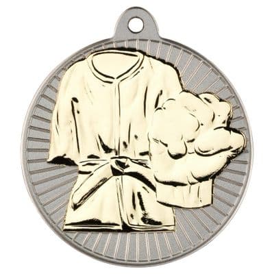 Two Tone Martial Arts 50mm Medal