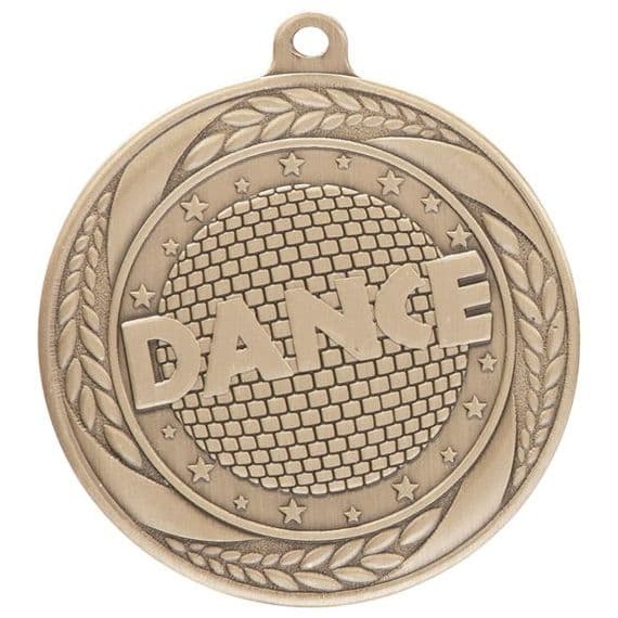 Typhoon Dance Medal Gold 55mm (2.1