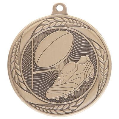 Typhoon Rugby Medal 55mm