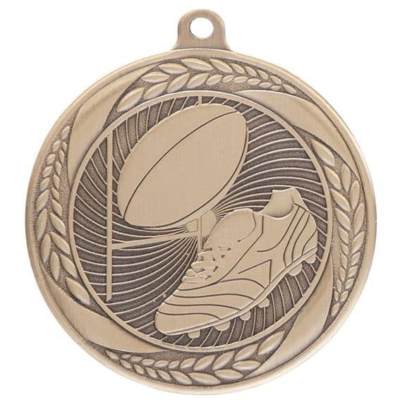 Typhoon Rugby Medal 55mm | TrophyMaster UK
