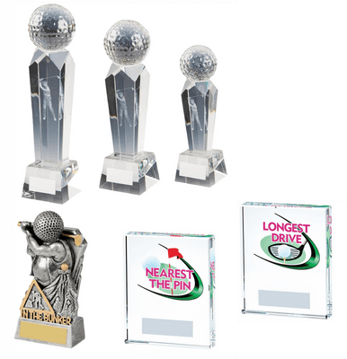 Ultimate Golf Competition 6 Piece Trophy Set