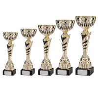 Vanquish Multisport Gold & Black Cup | TrophyMaster UK