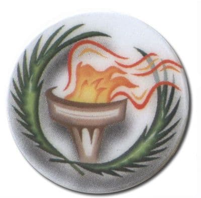 Victory Torch Vinyl 25mm Flat Centre - 5pcs