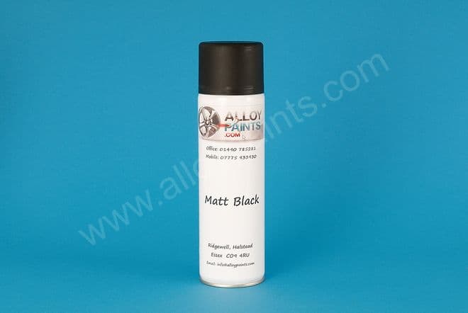 BLACK WHEEL PAINT AEROSOL (500ML - GLOSS/SATIN/MATT)
