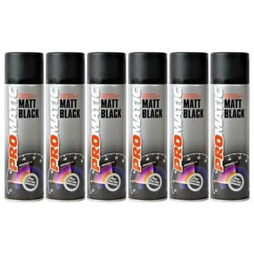 PROMATIC - MATT BLACK AEROSOL (500ML)