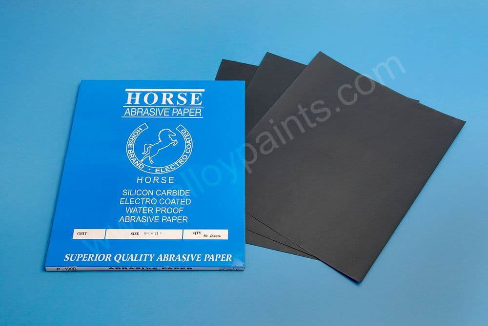 WET & DRY SANDING PAPER Pack of 50 sheets all grades