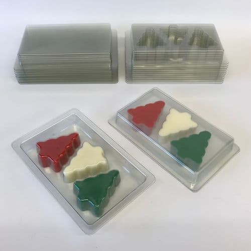 Christmas Tree Recycled PET Plastic Boxes.