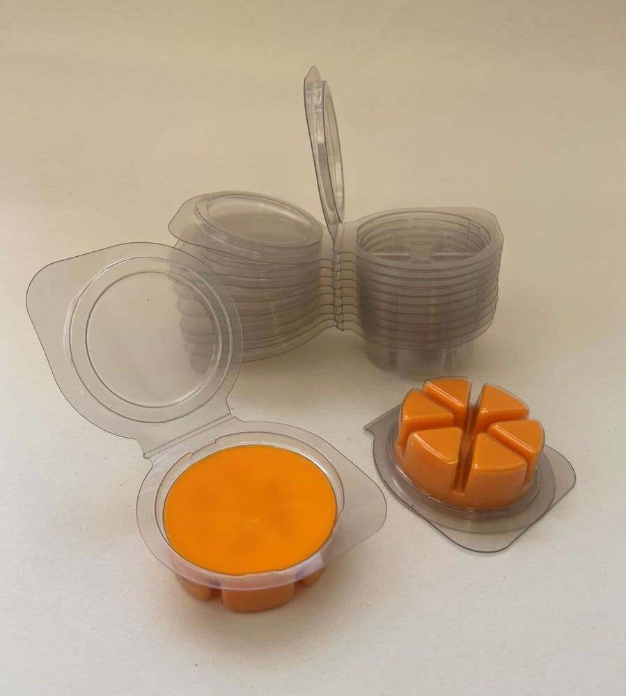 Clam Segment Wax Melt Recycled PET Deli POTS