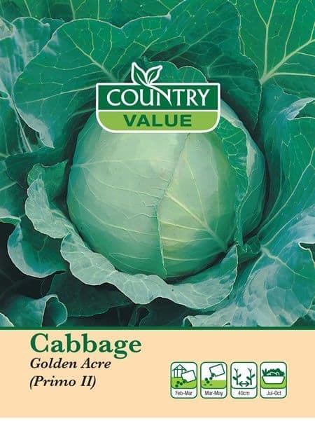 Country Value Cabbage Golden Acre (Primo II)