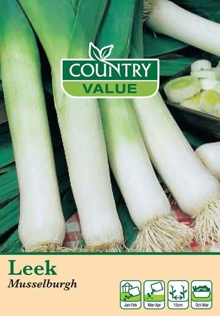 Country Value Leek Musselburgh Seeds