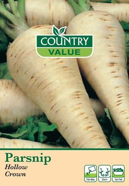 Country Value Parsnip Hollow Crown Seeds