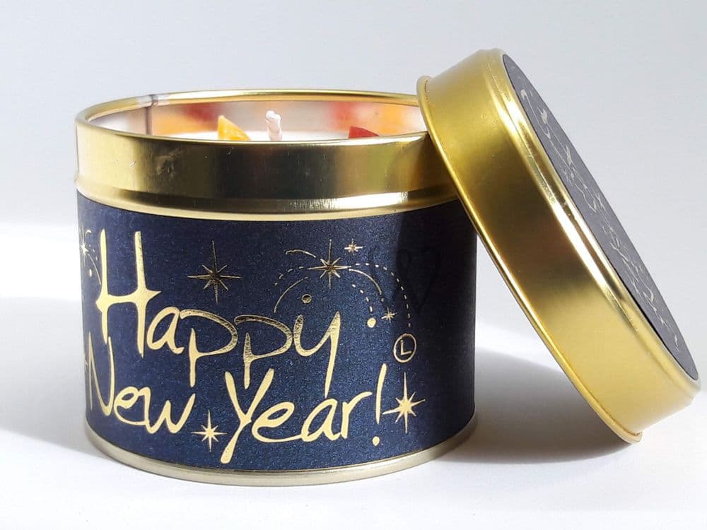 LilyFlame candle Happy New Year