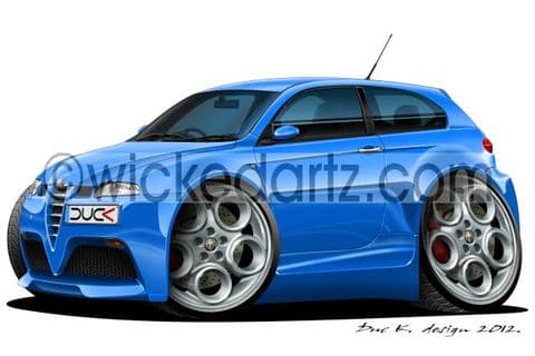 Alfa Romeo 147 Blue DK (Items from £9.50)