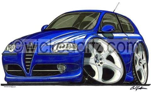 Alfa Romeo 147 Blue (Items from £9.50)